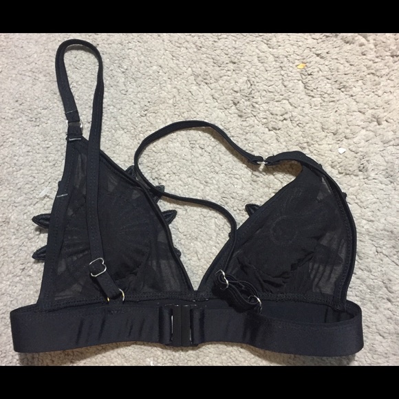 COPY - 🏷SEE-THRU FLOWER PEAK BIKINI Top medium - Picture 6 of 7